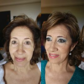 maquillada por Luisa Portales maquilladora en Sevilla