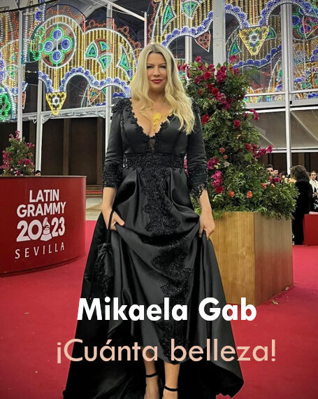 Mikaela Gab en los Latin Grammy en Sevilla